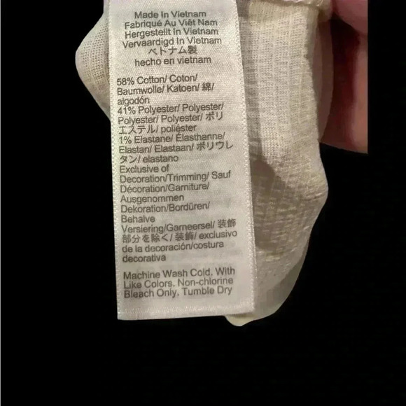 NWT J. Crew Factory Women’s Ruffleneck Stretchy Long Sleeve Top Sz Sz XL - Picture 8 of 8